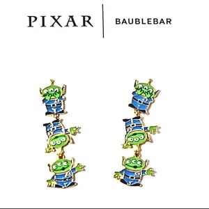 Baublebar Pixar Toy Story Alien Trio The Claw Pizza Planet Earrings New …
